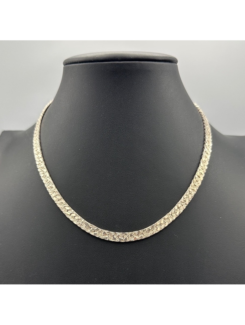 Thick Sterling Silver Necklace